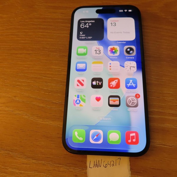 Apple iPhone 15 - T-Mobile, 128 GB, Black, A2846