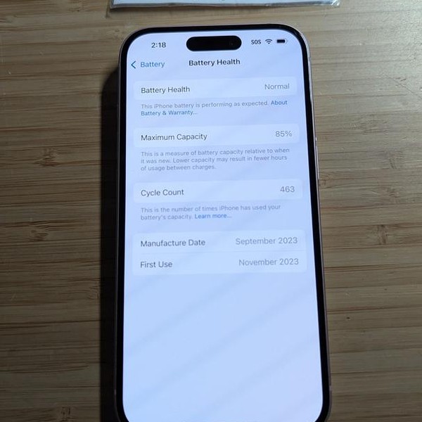 Apple iPhone 15 - Unlocked, 128 GB, Pink, A2846