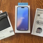 Good Apple iPhone 15 Plus - Consumer Cellular, 128 GB, Black, A2847