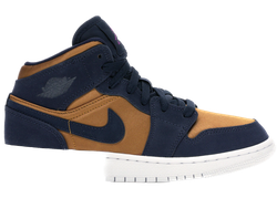 Jordan 1 Mid Obsidian Desert Ochre (GS) for sale