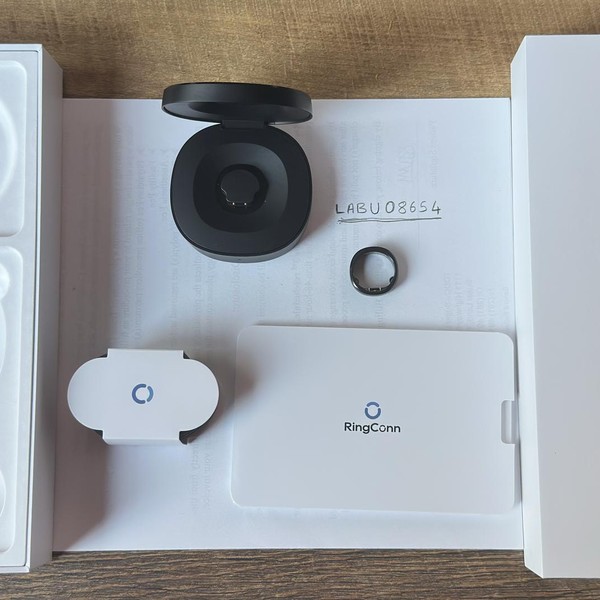 RingConn Smart Ring Gen 2 - Black, Size 9