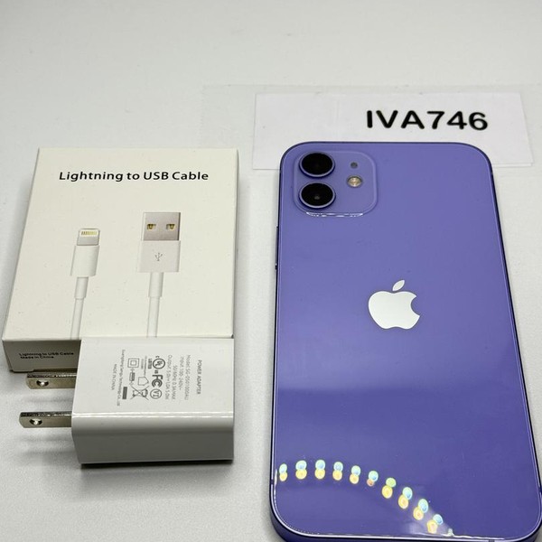 Apple iPhone 12 - Unlocked, 64 GB, Purple, A2172