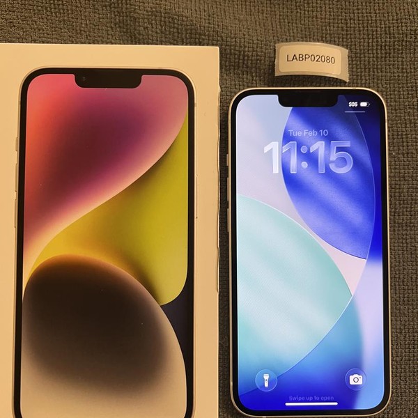 Apple iPhone 14 - AT&T, 128 GB, Starlight, A2649