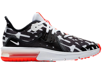 Nike Air Max Sequent 3 Just Do It White Black Crimson (GS) for sale