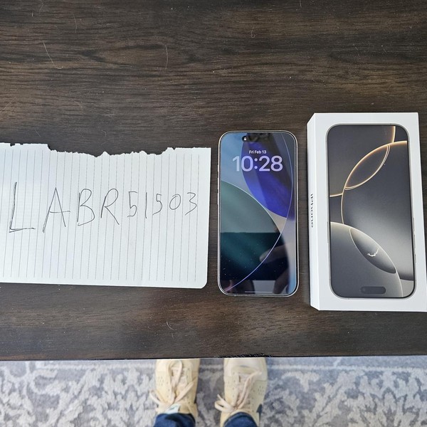 Apple iPhone 16 Pro - AT&T, 512 GB, Natural, A3083