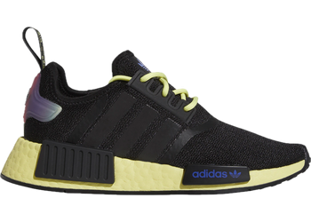 adidas NMD R1 Black Pulse Yellow (GS) for sale