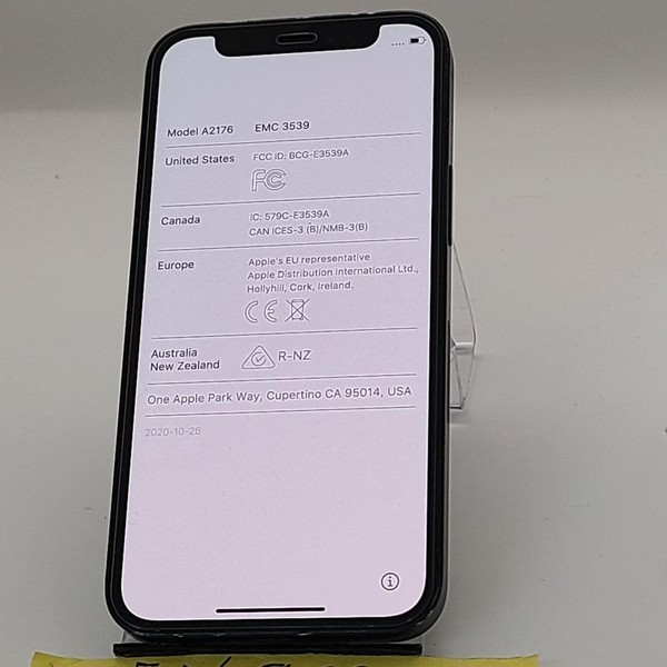 Apple iPhone 12 Mini - AT&T, 64 GB, Black, A2176