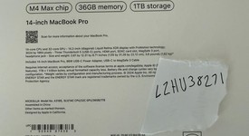 New
													MacBook Pro 2024 - 14" - Apple M4 Max 14-core, Silver, 1 TB, 36 GB, photo 2 of 5