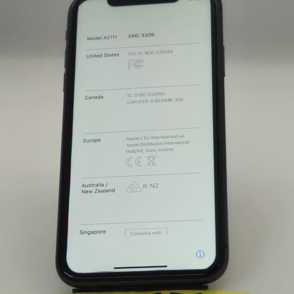 Apple iPhone 11 - Unlocked, 64 GB, Black, A2111