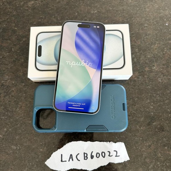 Apple iPhone 15 - Unlocked, 128 GB, Blue, A2846