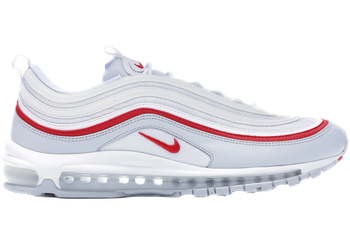 Nike Air Max 97 White Pure Platinum University Red for sale
