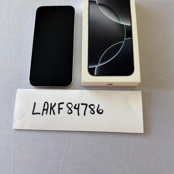 Apple iPhone 16 Pro Max - Unlocked, 256 GB, White, A3084