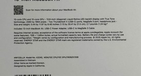 New
													MacBook Air 2025 (M4) - 13" - Apple M4, Midnight, 512 GB, 16 GB, photo 5 of 5