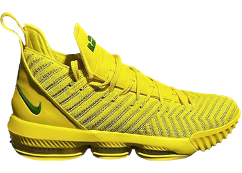 Nike LeBron 16 Oregon Ducks Yellow Strike (PE) for sale