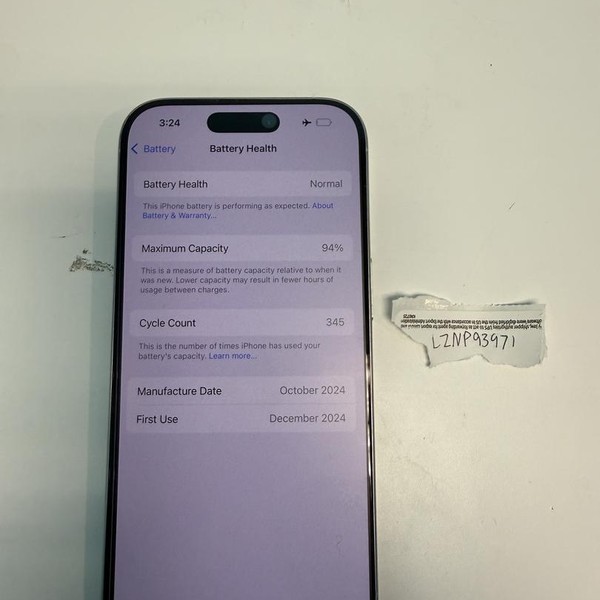 Apple iPhone 16 Pro - Unlocked, 512 GB, White, A3083