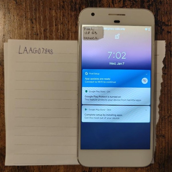 Google Pixel - Unlocked, Silver, 128 GB, 4 GB, Google Edition