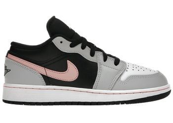 Jordan 1 Low Black Grey Pink (GS) for sale