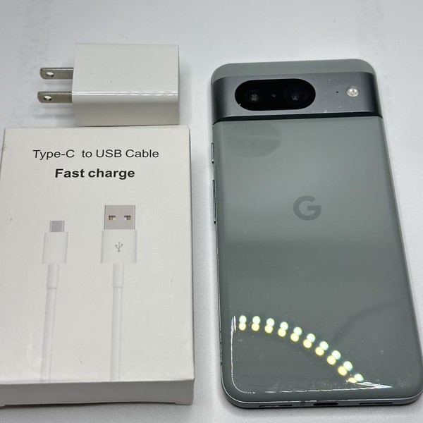 Google Pixel 8 - Unlocked, 128 GB, Hazel, 8 GB, G9BQD, Sub-6 5G