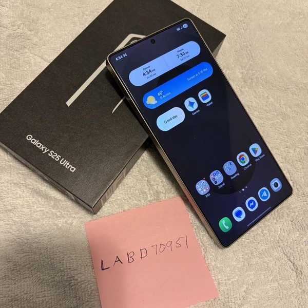 Samsung Galaxy S25 Ultra - Unlocked, 256 GB, Black, 12 GB, SM-S938U1