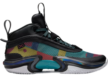 Jordan 36 Black Multi-Color (GS) for sale
