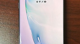 Good
													Samsung Galaxy Note 10 Plus - Unlocked, Aura Glow, 256 GB, 12 GB, SM-N975U1, photo 2 of 3