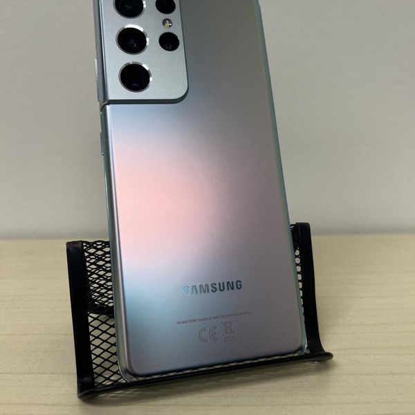 Samsung Galaxy S21 Ultra 5G - Unlocked Non-US, Silver, 128 GB, 12 GB, SM-G998B/DS