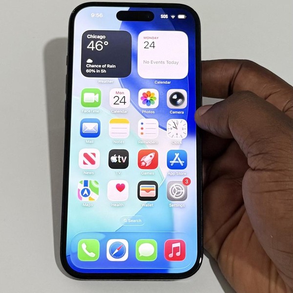 Apple iPhone 15 - Unlocked, 128 GB, Black, A2846