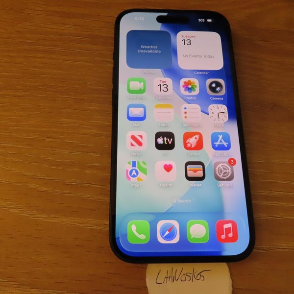 Apple iPhone 15 - T-Mobile, 128 GB, Black, A2846