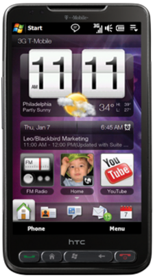 HTC HD2 - T-Mobile, Black