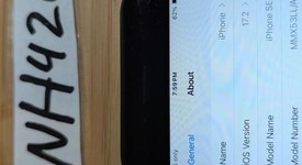 Good
													Apple iPhone SE 3rd Gen 2022 - T-Mobile, Midnight, 64 GB, A2595, photo 2 of 14