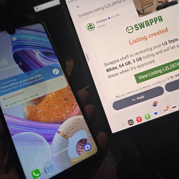 LG Stylo 6 - Boost, 64 GB, White, 3 GB