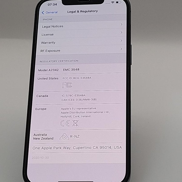 Apple iPhone 12 Pro Max - AT&T, 128 GB, Pacific Blue, A2342