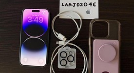 Good
													Apple iPhone 14 Pro - Unlocked, Purple, 256 GB, A2650, photo 1 of 14