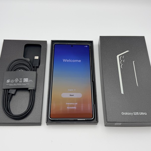 Samsung Galaxy S25 Ultra - AT&T, 256 GB, Silverblue, 12 GB, SM-S938U