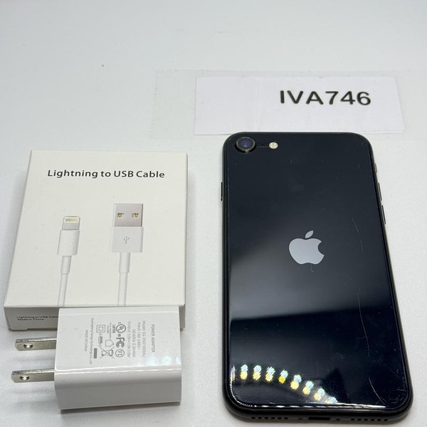 Apple iPhone SE 3rd Gen 2022 - Unlocked, 128 GB, Midnight, A2595