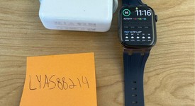Good
													Apple Watch Series 7 45mm - Unlocked, Graphite, A2477 - Cellular, Stainless, photo 1 of 5