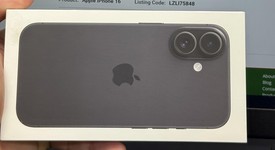 New
													Apple iPhone 16 - Verizon, Black, 128 GB, A3081, photo 1 of 2