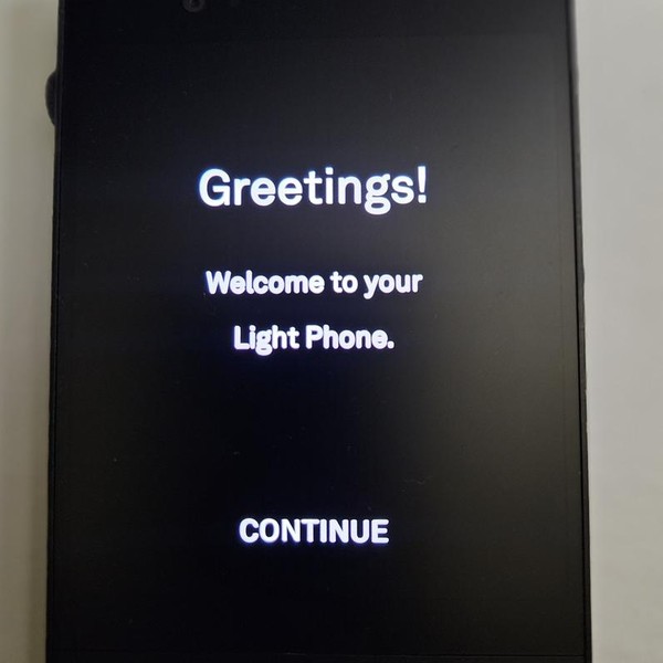 Light Phone 3 - Unlocked, 128 GB, Black, 6 GB
