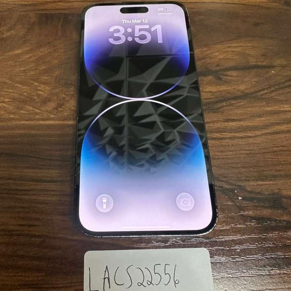 Apple iPhone 14 Pro Max - Unlocked, 128 GB, Black, A2651