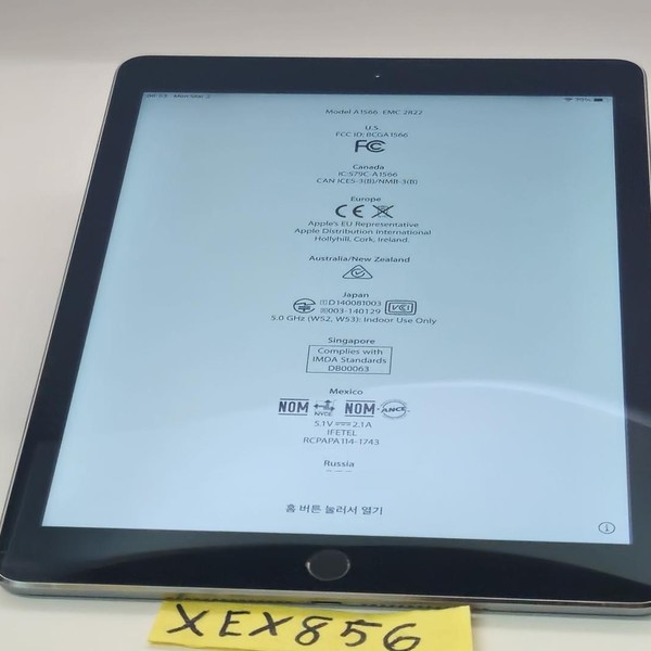 Apple iPad Air 2 - Wi-Fi, 32 GB, Gray