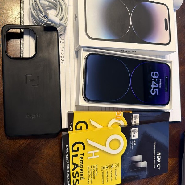 Apple iPhone 14 Pro - Unlocked, 128 GB, Purple, A2650