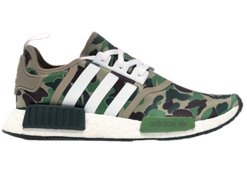 adidas NMD R1 Bape Olive Camo for sale