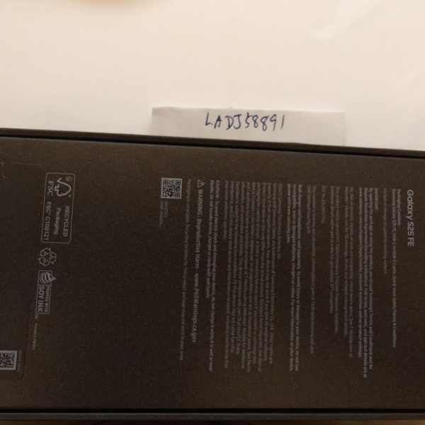 Samsung Galaxy S25 FE - T-Mobile, 128 GB, Black, SM-S731U