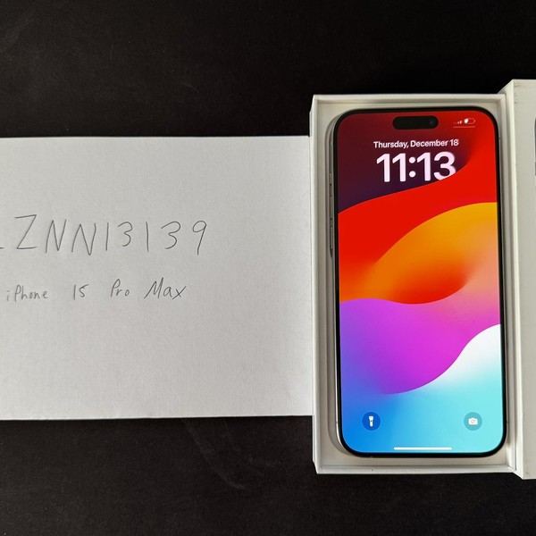 Apple iPhone 15 Pro Max - Unlocked, 256 GB, Natural, A2849