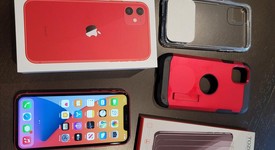Good
													Apple iPhone 11 - T-Mobile, Red, 64 GB, A2111, photo 1 of 12