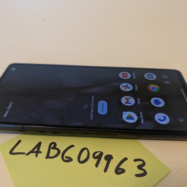 Google Pixel 7 - Unlocked, 128 GB, Obsidian, 8 GB, GVU6C, Sub-6 5G