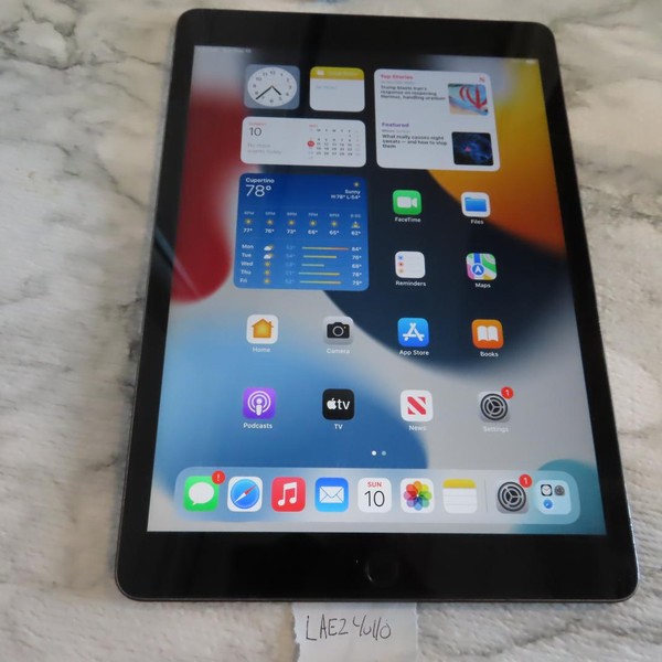 Apple iPad (9th Gen) - Unlocked, 64 GB, Gray, A2603