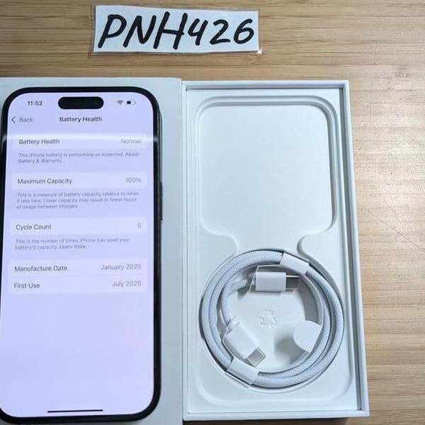 Apple iPhone 15 - Unlocked, 128 GB, Black, A2846