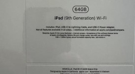 New
													Apple iPad 9th Gen - Wi-Fi, Gray, 64 GB, A2602, photo 3 of 5