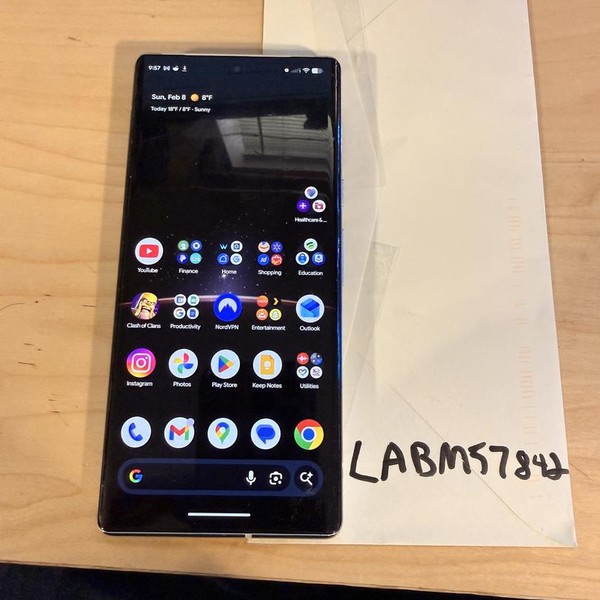 Google Pixel 6 Pro - AT&T, 128 GB, White, 12 GB, G8VOU